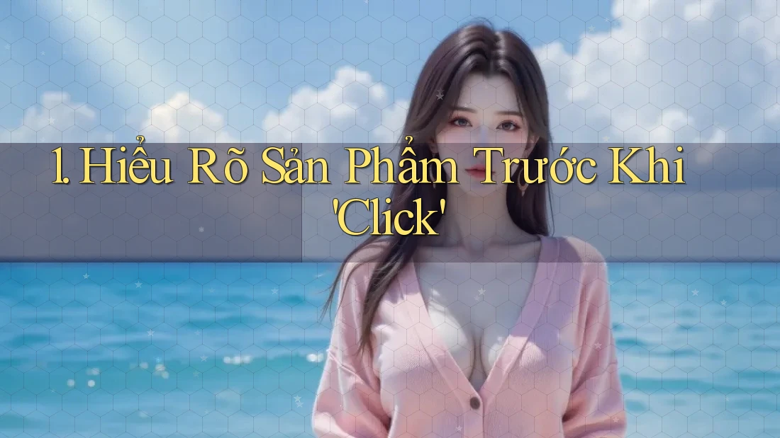 1. Hiểu Rõ Sản Phẩm Trước Khi 'Click' 1. Hiểu Rõ Sản Phẩm Trước Khi 'Click'