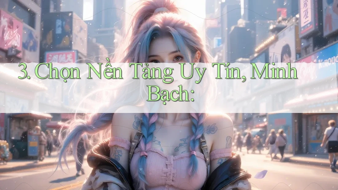 3. Chọn Nền Tảng Uy Tín, Minh Bạch: