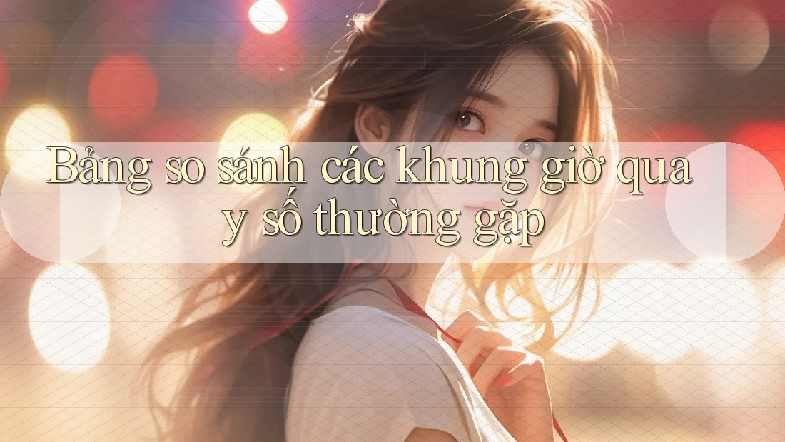 Bảng so sánh các khung giờ quay số thường gặp Bảng so sánh các khung giờ quay số thường gặp