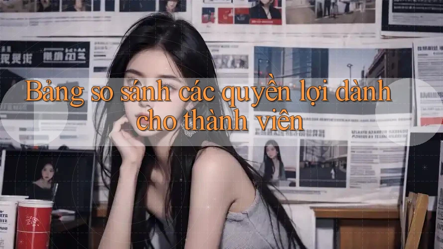 Bảng so sánh các quyền lợi dành cho thành viên Bảng so sánh các quyền lợi dành cho thành viên
