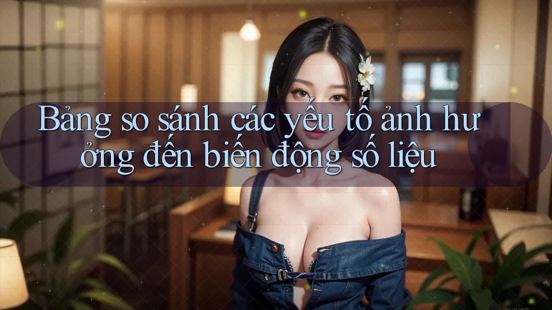 Bảng so sánh các yếu tố ảnh hưởng đến biến động số liệu Bảng so sánh các yếu tố ảnh hưởng đến biến động số liệu