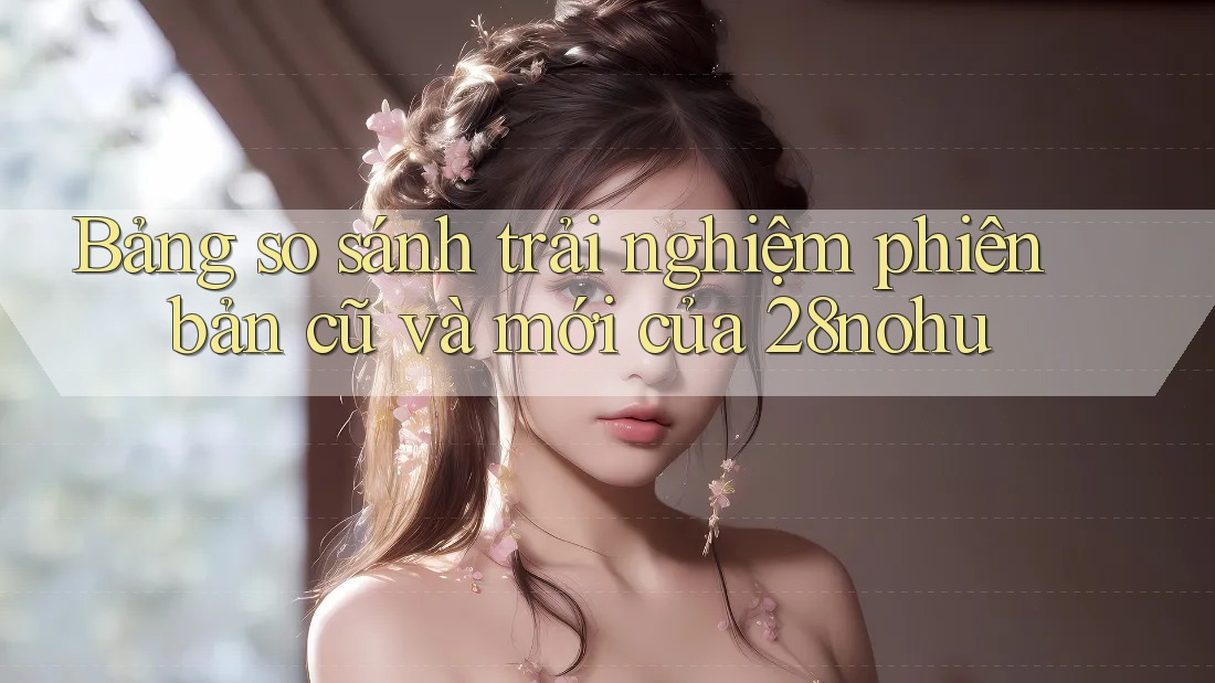 Bảng so sánh trải nghiệm phiên bản cũ và mới của 28nohu Bảng so sánh trải nghiệm phiên bản cũ và mới của 28nohu
