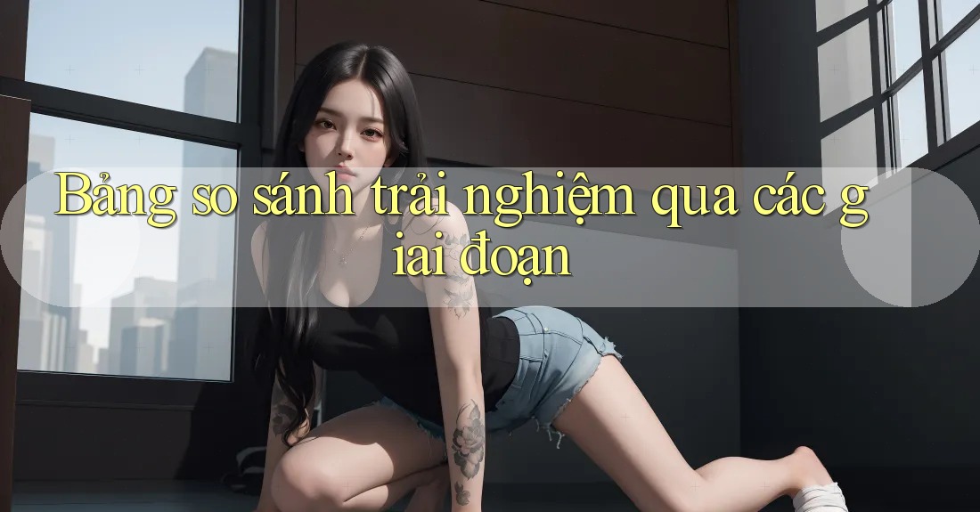 Bảng so sánh trải nghiệm qua các giai đoạn Bảng so sánh trải nghiệm qua các giai đoạn