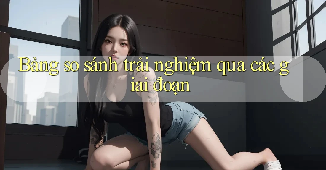 Bảng so sánh trải nghiệm qua các giai đoạn Bảng so sánh trải nghiệm qua các giai đoạn