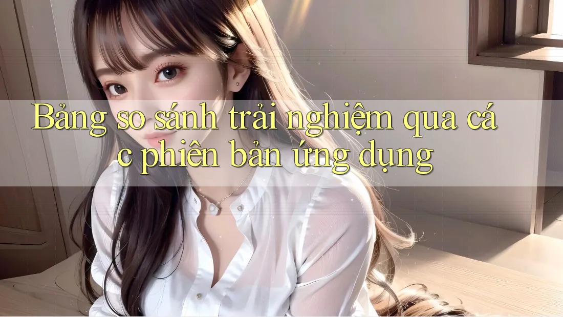 Bảng so sánh trải nghiệm qua các phiên bản ứng dụng Bảng so sánh trải nghiệm qua các phiên bản ứng dụng