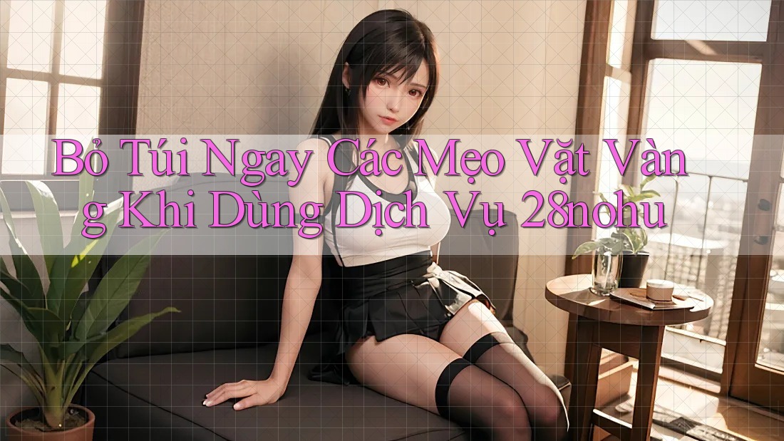 Bỏ Túi Ngay Các Mẹo Vặt Vàng Khi Dùng Dịch Vụ 28nohu Bỏ Túi Ngay Các Mẹo Vặt Vàng Khi Dùng Dịch Vụ 28nohu