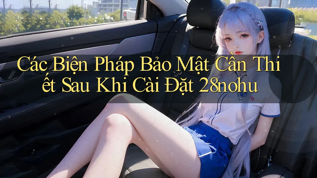 Các Biện Pháp Bảo Mật Cần Thiết Sau Khi Cài Đặt 28nohu Các Biện Pháp Bảo Mật Cần Thiết Sau Khi Cài Đặt 28nohu