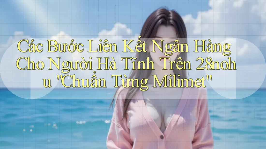 Các Bước Liên Kết Ngân Hàng Cho Người Hà Tĩnh Trên 28nohu “Chuẩn Từng Milimet” Các Bước Liên Kết Ngân Hàng Cho Người Hà Tĩnh Trên 28nohu “Chuẩn Từng Milimet”