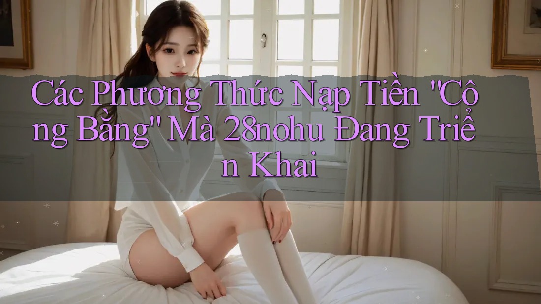 Các Phương Thức Nạp Tiền “Công Bằng” Mà 28nohu Đang Triển Khai Các Phương Thức Nạp Tiền “Công Bằng” Mà 28nohu Đang Triển Khai
