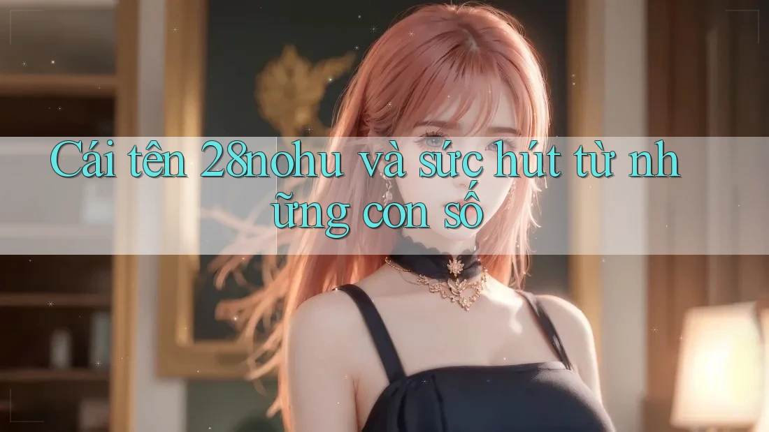 Cái tên 28nohu và sức hút từ những con số