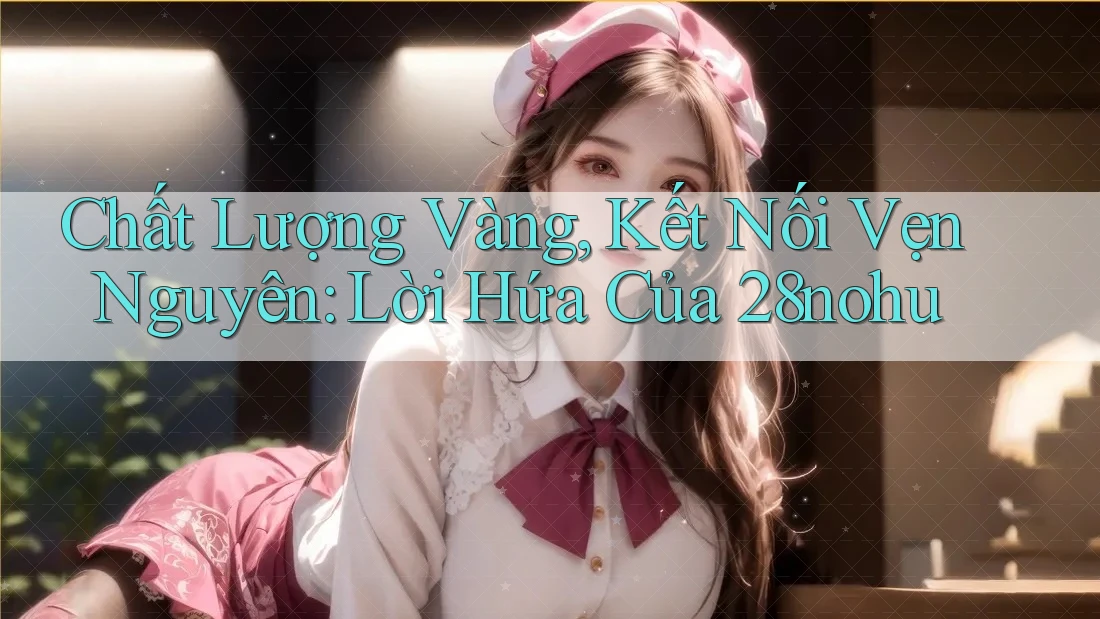 Chất Lượng Vàng, Kết Nối Vẹn Nguyên: Lời Hứa Của 28nohu Chất Lượng Vàng, Kết Nối Vẹn Nguyên: Lời Hứa Của 28nohu