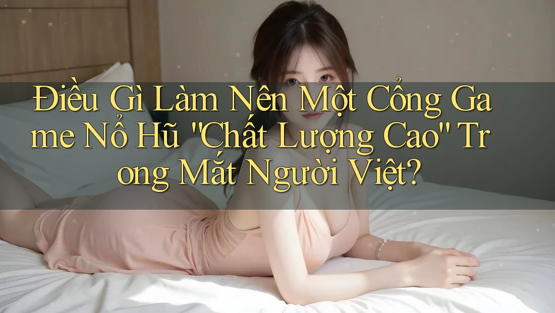 Điều Gì Làm Nên Một Cổng Game Nổ Hũ “Chất Lượng Cao” Trong Mắt Người Việt? Điều Gì Làm Nên Một Cổng Game Nổ Hũ “Chất Lượng Cao” Trong Mắt Người Việt?