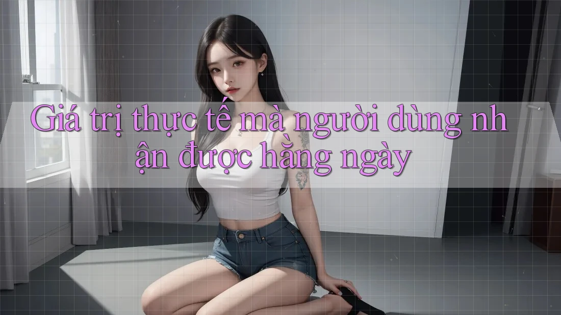 Giá trị thực tế mà người dùng nhận được hằng ngày Giá trị thực tế mà người dùng nhận được hằng ngày