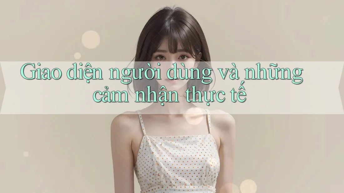 Giao diện người dùng và những cảm nhận thực tế Giao diện người dùng và những cảm nhận thực tế
