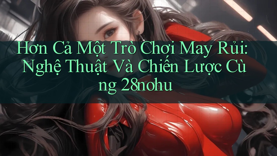 Hơn Cả Một Trò Chơi May Rủi: Nghệ Thuật Và Chiến Lược Cùng 28nohu Hơn Cả Một Trò Chơi May Rủi: Nghệ Thuật Và Chiến Lược Cùng 28nohu