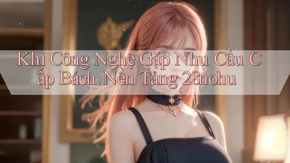 Khi Công Nghệ Gặp Nhu Cầu Cấp Bách: Nền Tảng 28nohu