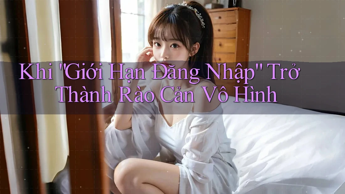 Khi “Giới Hạn Đăng Nhập” Trở Thành Rào Cản Vô Hình Khi “Giới Hạn Đăng Nhập” Trở Thành Rào Cản Vô Hình