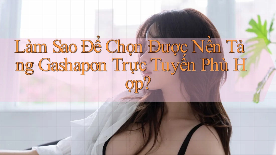 Làm Sao Để Chọn Được Nền Tảng Gashapon Trực Tuyến Phù Hợp? Làm Sao Để Chọn Được Nền Tảng Gashapon Trực Tuyến Phù Hợp?