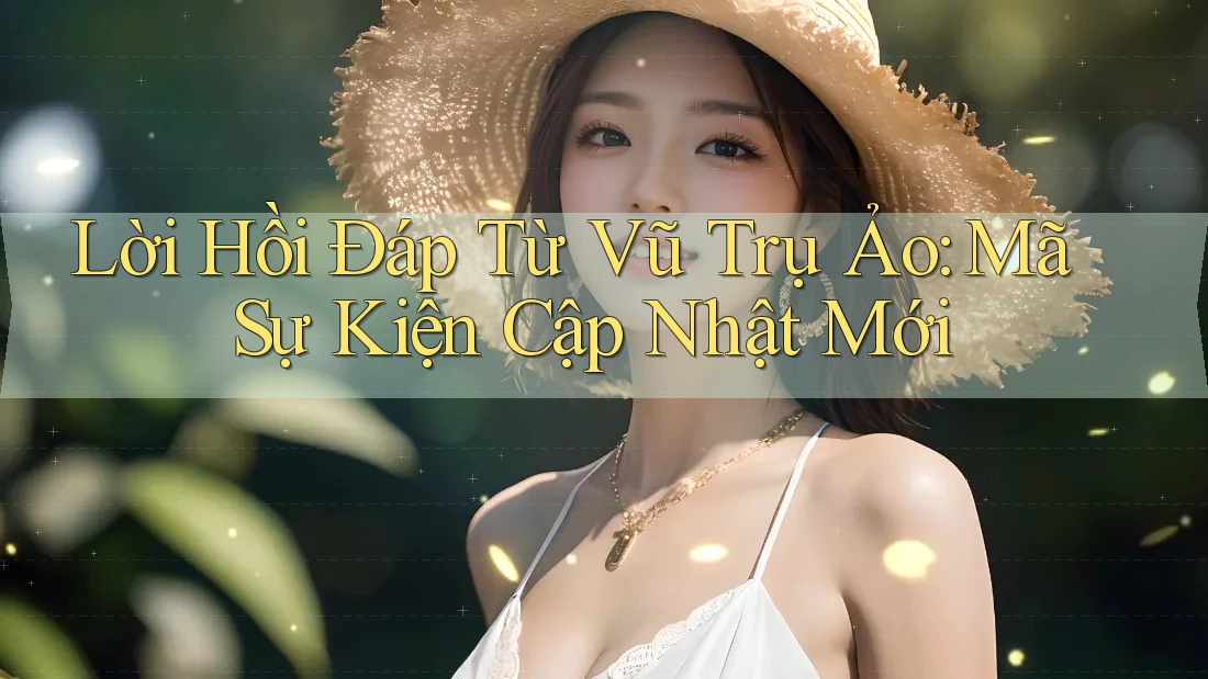 Lời Hồi Đáp Từ Vũ Trụ Ảo: Mã Sự Kiện Cập Nhật Mới Lời Hồi Đáp Từ Vũ Trụ Ảo: Mã Sự Kiện Cập Nhật Mới