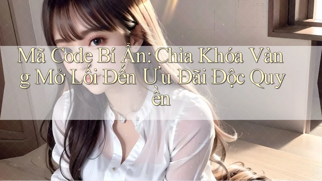 Mã Code Bí Ẩn: Chìa Khóa Vàng Mở Lối Đến Ưu Đãi Độc Quyền Mã Code Bí Ẩn: Chìa Khóa Vàng Mở Lối Đến Ưu Đãi Độc Quyền