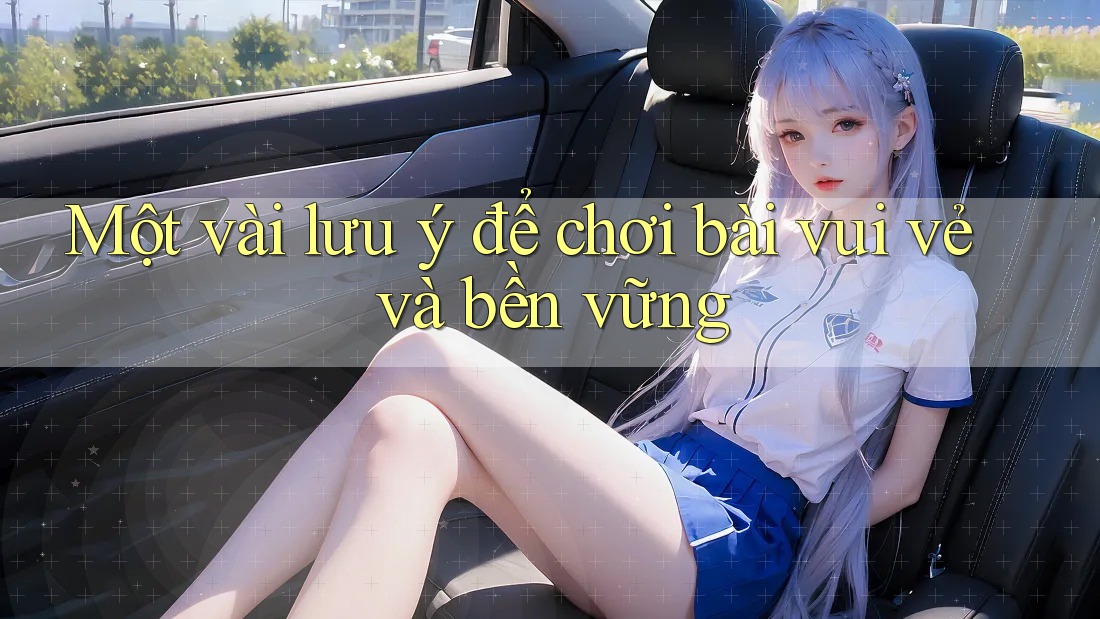 Một vài lưu ý để chơi bài vui vẻ và bền vững Một vài lưu ý để chơi bài vui vẻ và bền vững