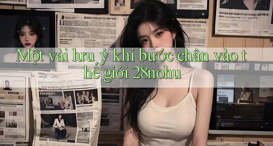 Một vài lưu ý khi bước chân vào thế giới 28nohu Một vài lưu ý khi bước chân vào thế giới 28nohu
