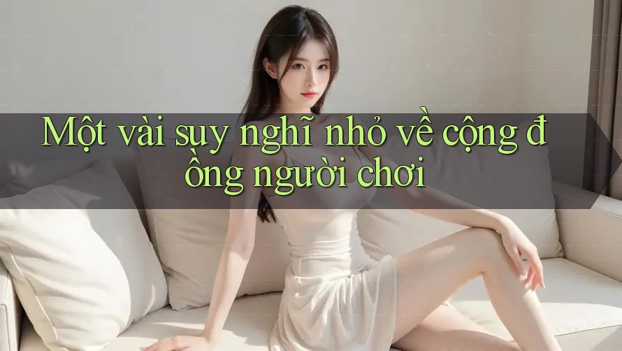 Một vài suy nghĩ nhỏ về cộng đồng người chơi Một vài suy nghĩ nhỏ về cộng đồng người chơi