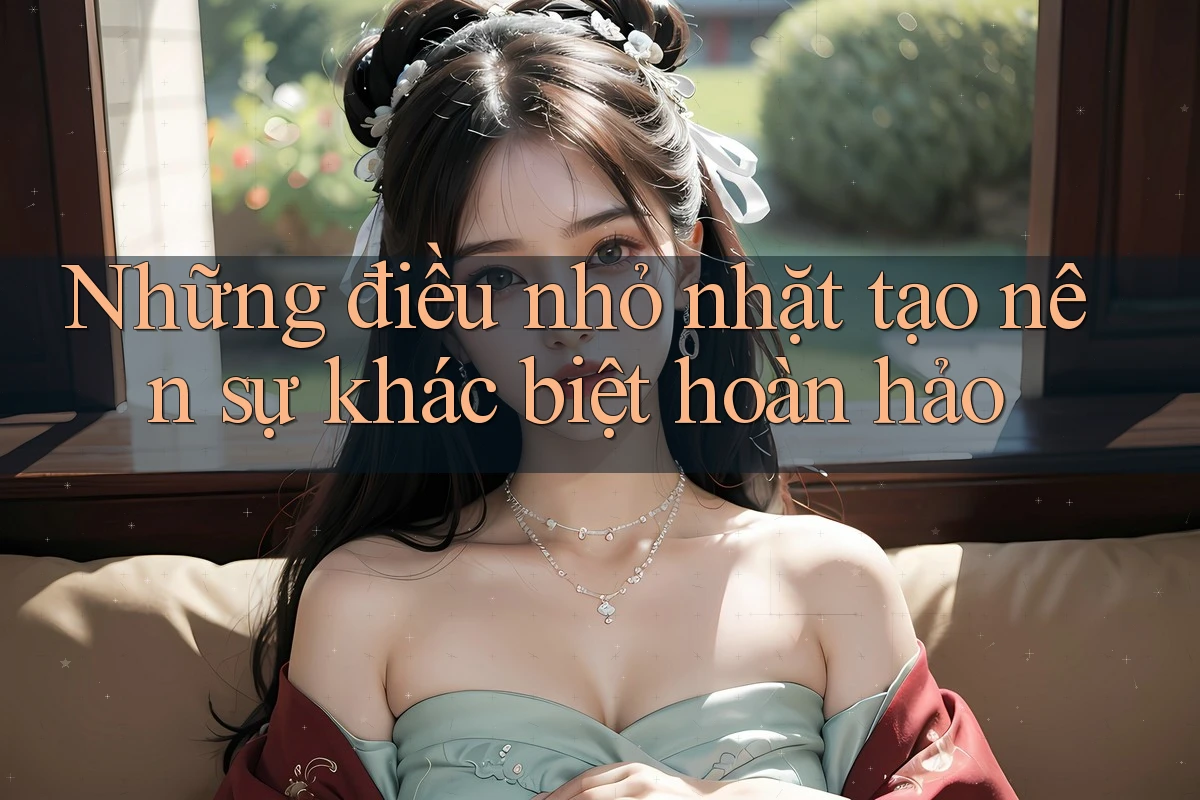 Những điều nhỏ nhặt tạo nên sự khác biệt hoàn hảo Những điều nhỏ nhặt tạo nên sự khác biệt hoàn hảo