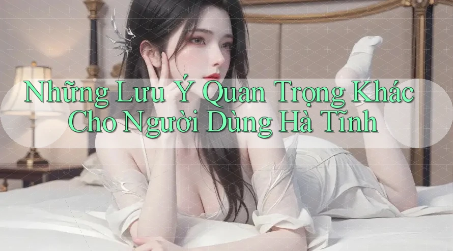 Những Lưu Ý Quan Trọng Khác Cho Người Dùng Hà Tĩnh Những Lưu Ý Quan Trọng Khác Cho Người Dùng Hà Tĩnh