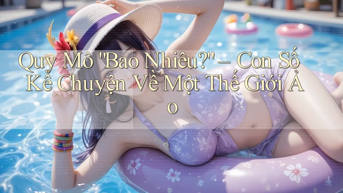 Quy Mô “Bao Nhiêu?” – Con Số Kể Chuyện Về Một Thế Giới Ảo Quy Mô “Bao Nhiêu?” – Con Số Kể Chuyện Về Một Thế Giới Ảo