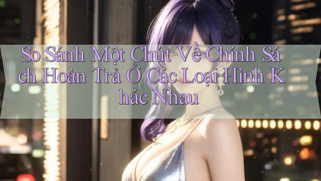 So Sánh Một Chút Về Chính Sách Hoàn Trả Ở Các Loại Hình Khác Nhau So Sánh Một Chút Về Chính Sách Hoàn Trả Ở Các Loại Hình Khác Nhau