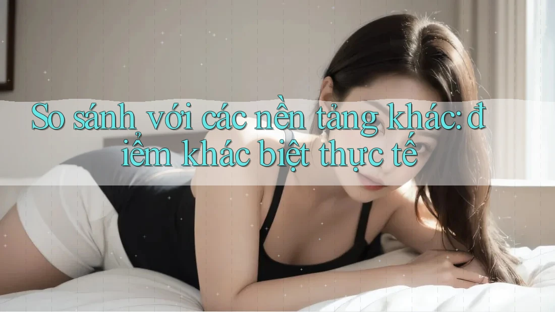 So sánh với các nền tảng khác: điểm khác biệt thực tế So sánh với các nền tảng khác: điểm khác biệt thực tế