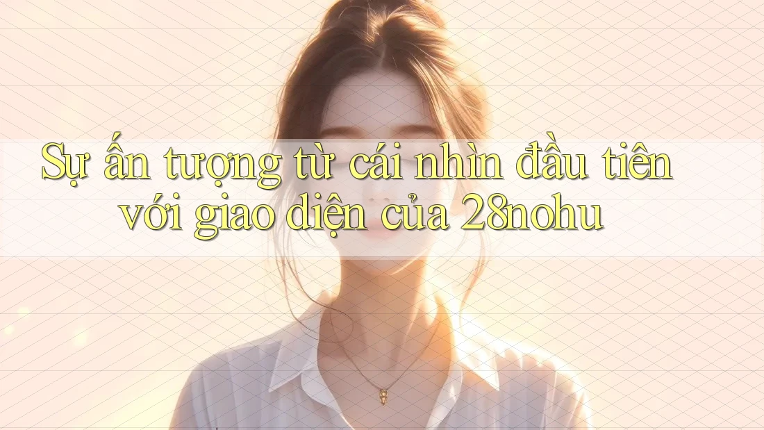 Sự ấn tượng từ cái nhìn đầu tiên với giao diện của 28nohu Sự ấn tượng từ cái nhìn đầu tiên với giao diện của 28nohu