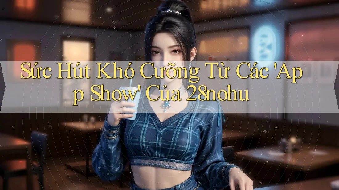 Sức Hút Khó Cưỡng Từ Các 'App Show' Của 28nohu Sức Hút Khó Cưỡng Từ Các 'App Show' Của 28nohu