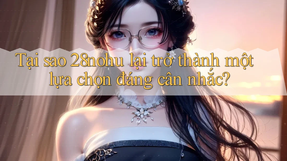 Tại sao 28nohu lại trở thành một lựa chọn đáng cân nhắc? Tại sao 28nohu lại trở thành một lựa chọn đáng cân nhắc?