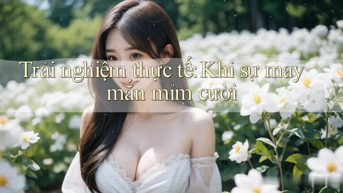 Trải nghiệm thực tế: Khi sự may mắn mỉm cười Trải nghiệm thực tế: Khi sự may mắn mỉm cười